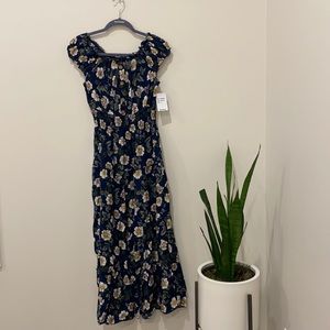 Kindred Maxi Navy Floral Dress